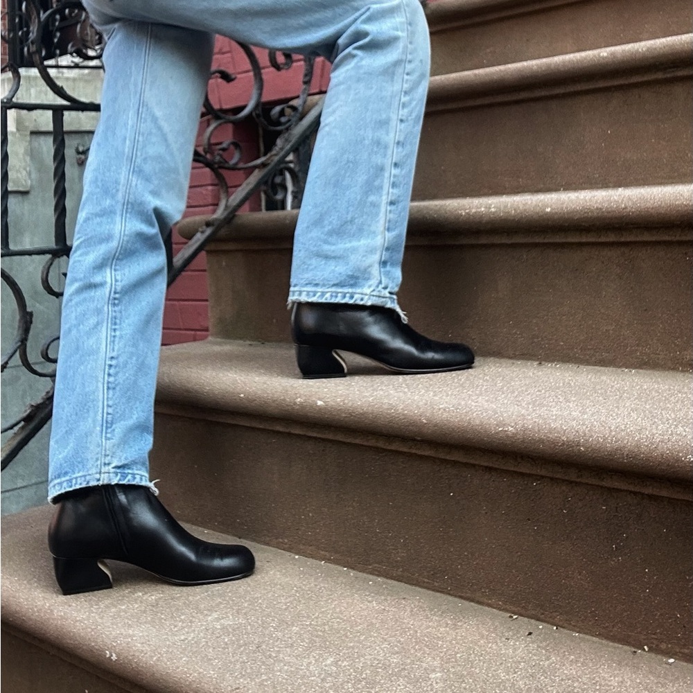 Sergio Rossi Black Leather boots